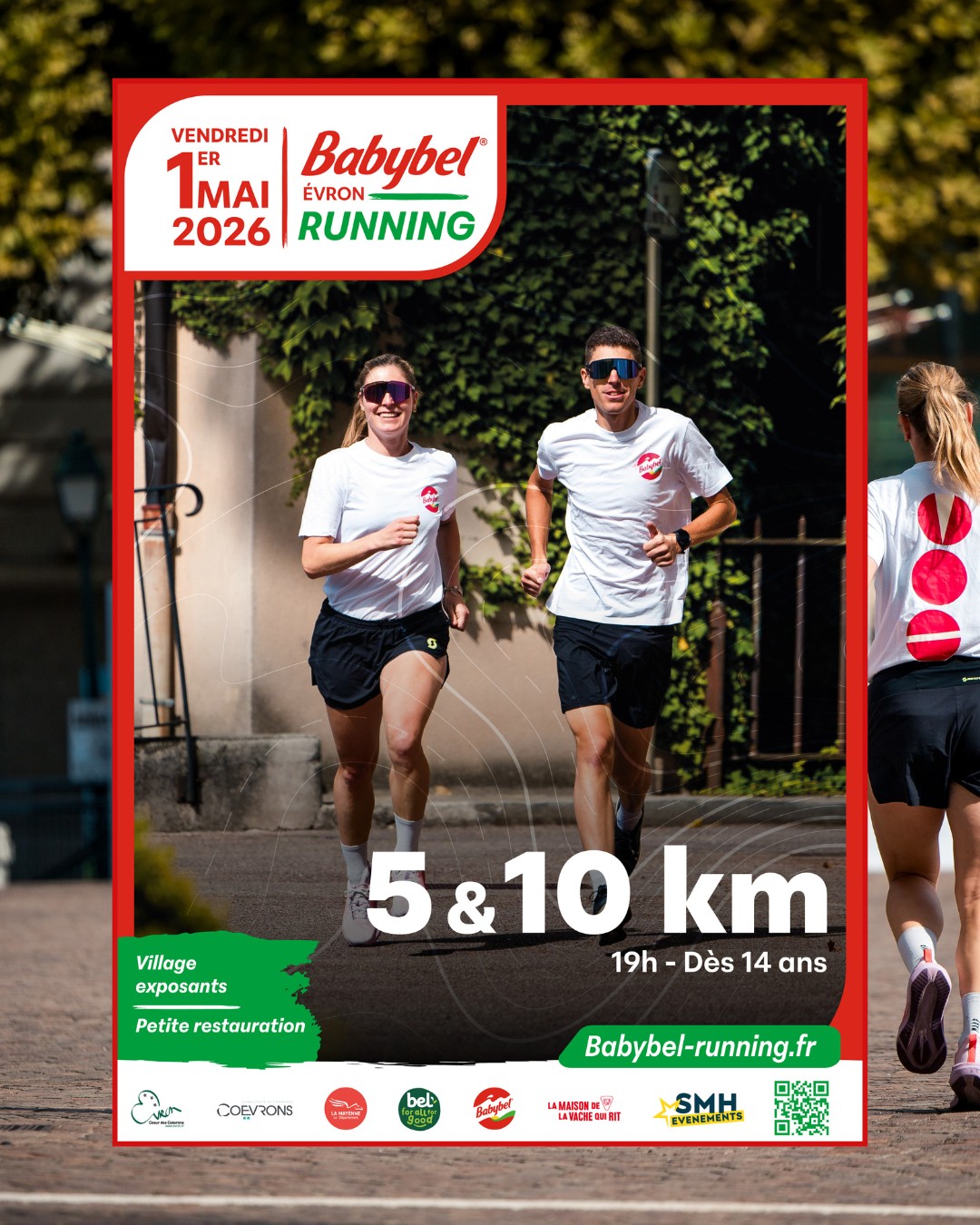 🆕😜 Grande nouvelle : lancement du Running Babybel!

Parce que nous aimons sans cesse vous surprendre, l’édition 2026 marquera la naissance d’un running, ouvert à tous dès 14 ans. 🏃‍♀️💨

🇫🇷 Un parcours mesuré et officiel, sous l’égide de la FFA
🔁 5 ou 10 KM, selon votre envie
🗓️ Vendredi 1er mai, départ groupé à 19h
🌅 Basilique, communauté Saint-Martin, usine Babybel® ou encore ruelles de la ville : un parcours magnifié par le coucher du soleil.
🎽 Tee-shirt technique aux couleurs de la marque offert à l'ensemble des participants
🎁 Cadeau de bienvenue, médaille finisher, boisson à l’arrivée et d’autres surprises !
🏆 Récompenses par catégories d’âge
💸 Tarifs avantageux pour les mineurs, les licenciés FFA et les groupes (+7)
🎪 Village exposant dans le cadre de la Cyclosportive
🩺 Epreuve ouverte à tous : licenciés, ou avec certificat médical ou PPS (gratuit et rapide)

📑 Inscriptions : https://in.njuko.com/cyclosportive-babybel-2026

Ouverture prochaine du site officiel avec plus d’informations. 🙋

📸 @alanis_pic_ 

#CyclosportiveBabybel #running #courseapied  #run  #BBL #CycloBBL #Babybel #Mayenne #Evron #Cyclo #Gravel #Cyclosport #LaurentJalabert #Cycling #ekoi #ekoicycling #ekoiracing